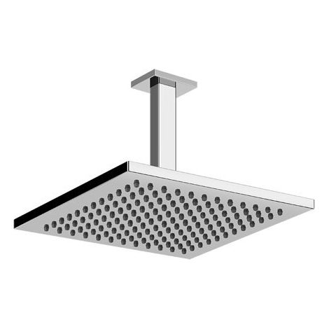 Gessi Emporio ducha mural anticalcárea con articulación, brazo de