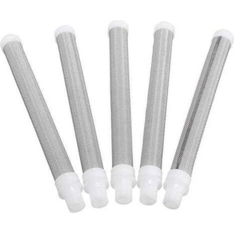 Éléments de filtre pour pistolet de pulvérisation airless – Lot de 5 pièces en maille 60 pour application peinture professionnelle (1/5)