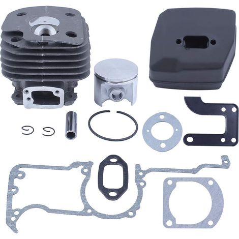 Cylindre Piston Silencieux Support Kit de Joints Convient pour Husqvarna 61 268 268K 272 (50MM) Pièces de rechange moteur tronçonneuse (1/5)