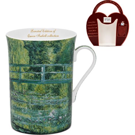 Porzellantasse 300 ml Claude Monet Die Brücke über den Teich Geschenkbox (1/5)