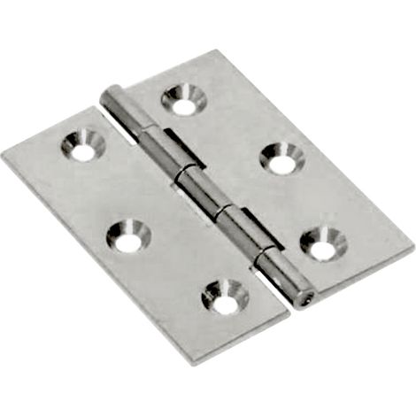 BL CERNIERA FRESATA PIANA NICHEL SAT 60X50 MM 2 PZ- MARIVA- 6,0 blister