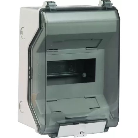 Dehn Isolierstoffgehäuse Aufputz IP54 f. Reiheneinbaugeräte 6 Teilungseinheit. 902485 (1/2)