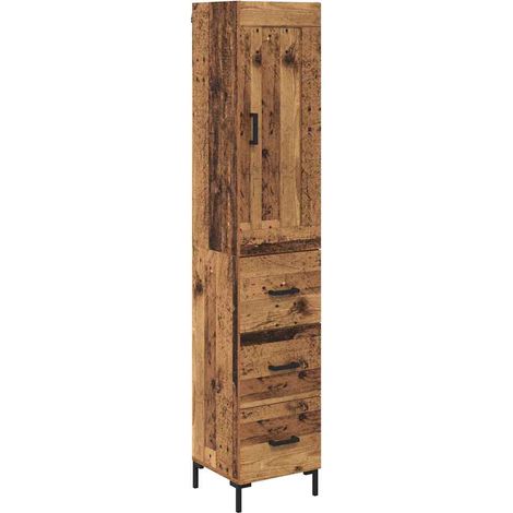Maison Exclusive - Alacena Madera Vieja 34,5 x 34 x 180 cm Madera