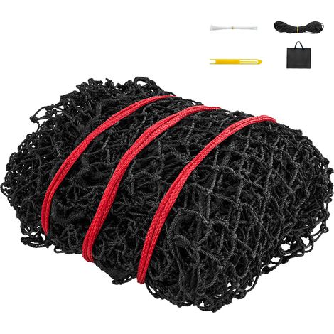 VEVOR Filet a Foin Balle Ronde 1,5x1,5x1,5 m Filet Balle Foin Cheval Polyethylene pour Alimentation Lente Chevaux, Maille 4,4 cm avec Attaches Autobloquantes Navette a Aiguilles Ficelle de Reparation (1/5)