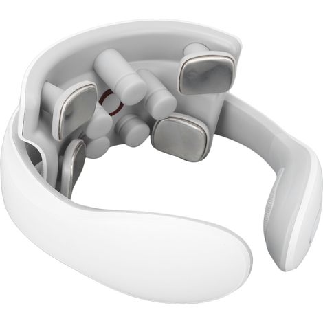 Coussin Massageur Cervical Électrique 15 Niveaux Impulsions Chaudes, Appareil de Massage Nuque et Épaules pour Vertèbres, Relaxation Musculaire Domicile (1/5)