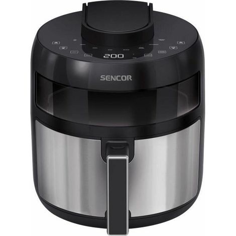 Sencor SFR 5010BK Heißluftfritteuse schwarz 5 Liter