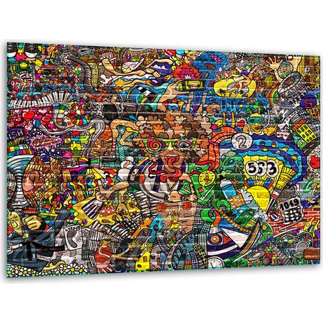 Schneidebrettständer aus Glas, 40x30 Mosaik (1/5)