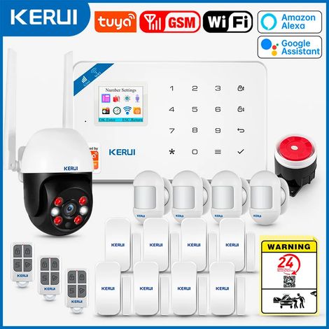 (Pack 7) Système d'alarme de sécurité Tuya Smart WiFi GSM, compatible avec Alexa Home, antivol (1/5)