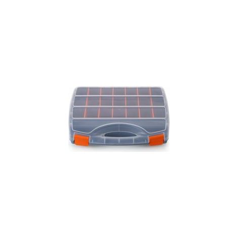 Boîte à outils portable en plastique, boîte de rangement compartimentée pour vis et composants –