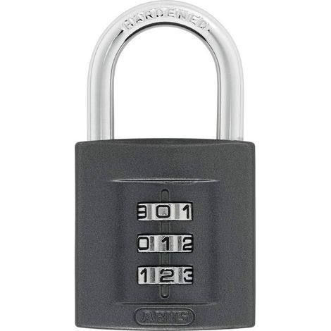 ABUS 46800 158/40 40mm Combination Padlock with Die-Cast Body – 3-Digit Resettable Lock for Security and Travel