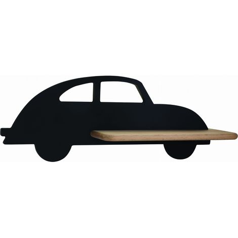 Applique murale Candellux CAR LED 4W noir/bois 4000K (1/3)