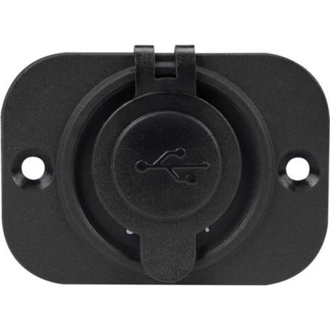Prise Usb Encastrable - Entrée 12-24 Vcc - Sortie 5 V 2,1 A + 5 V 1 A - Pour Installation Murale ou dans Meuble - 1 Pièce (1/4)