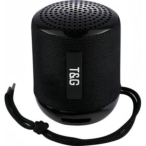 Enceinte Bluetooth sans fil, étanche, compatible AUX, carte TF, radio FM, basses. (1/5)