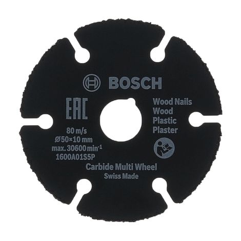 Bosch Carbide Multi Wheel disque de coupe 50x10 mm noir (1/6)