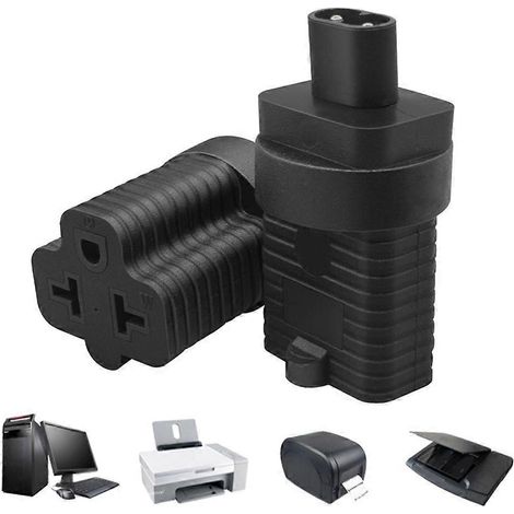 Adaptateur secteur IEC320 C8 vers Nema 5/6-15/20R, prise C8 à 2 broches pour courant alternatif (1/4)