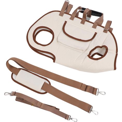 Harnais de levage pour chien, sac de transport pour animaux de compagnie, sac à dos de traction multifonctionnel, portable et respirant, pour chat, idéal pour les activités de plein air. (1/5)