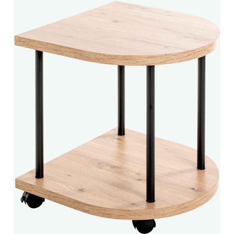 Recale  Legno laminato e metallo - Marrone / nero (1/4)