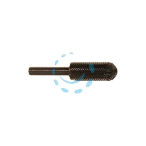 FRESA-LIMA CILINDRICA BOMBATA ROTATIVA PER FERRO - codolo mm.6 per trapano PG 424.00