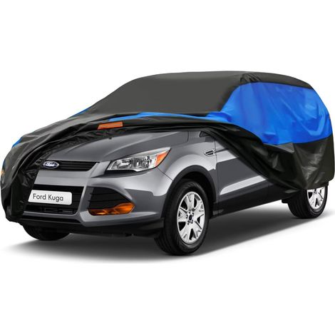 Bâche Voiture Exterieur Respirante, Compatible avec Ford Kuga(2008-2019) Housse de Protection Voiture Extérieur, Toutes Saisons Peuvent Tout Gérer Contre Pluie Soleil Poussière.,Taille pour Ford Kuga( (1/5)