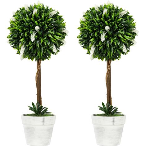 Plantes en pot artificielles, design magnifiquement conçu, entretien facile, Olive (1/2)