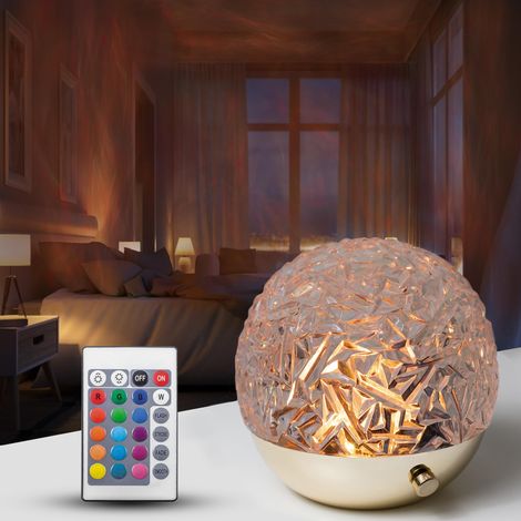 Projecteur Ciel Étoilé Aurore, Lampe Galaxie Rechargeable 16 Couleurs avec Télécommande, Projecteur Vague Océanique pour Enfant, Veilleuse LED et Lampe de Chevet