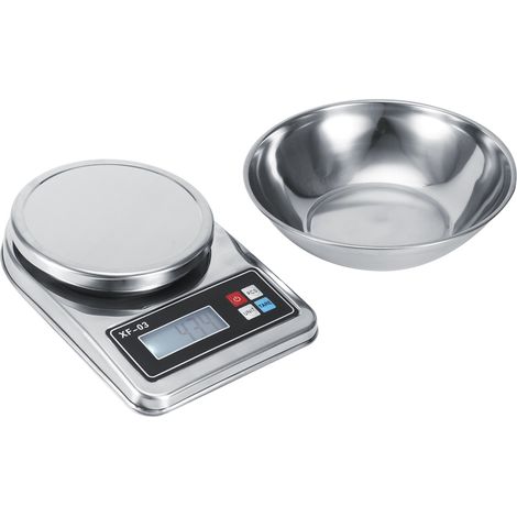 Balance de cuisine électronique LCD 5 kg/1 g, balance de cuisson portable, outil de mesure du poids-AquaForge (1/5)
