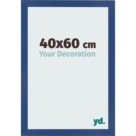 yd. - Cadre photo 40x60 - Bleu Fonce - MDF - Bologna