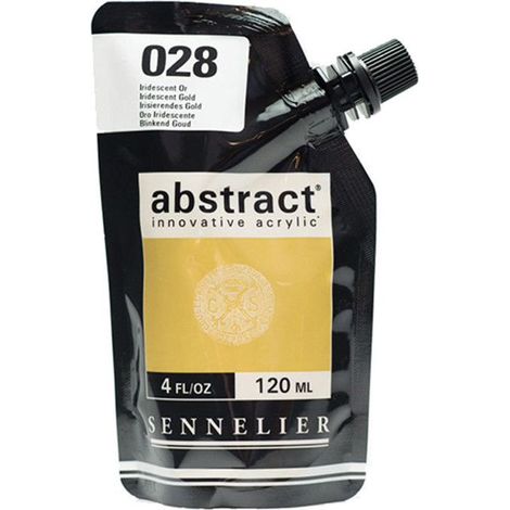Peinture acrylique en sachet - Iridescent or - 120ml - Sennelier (1/3)