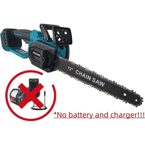 Makita – scie à chaîne électrique sans fil de 12 pouces, outils électriques rechargeables pour couper les bûches du bois, batterie 18V (sans batterie) (1/5)