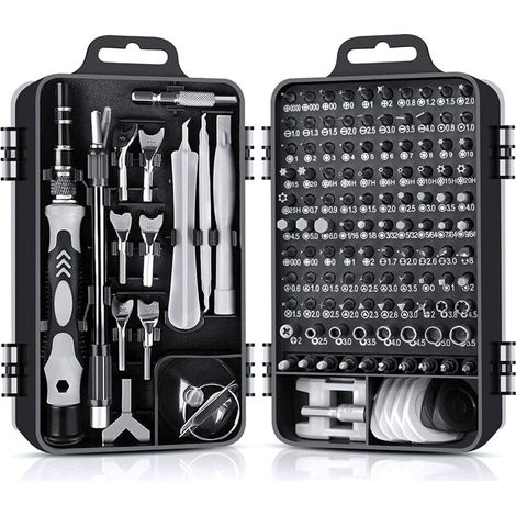 138 en 1 Outils Informatique de Réparation pour PC,kit réparation téléphone,Kit Tournevis Précision,mini Tournevis Torx pour PC,Laptop,Phone,Mac,Smartphone,Lunettes,Bricolage,Console de Jeux
