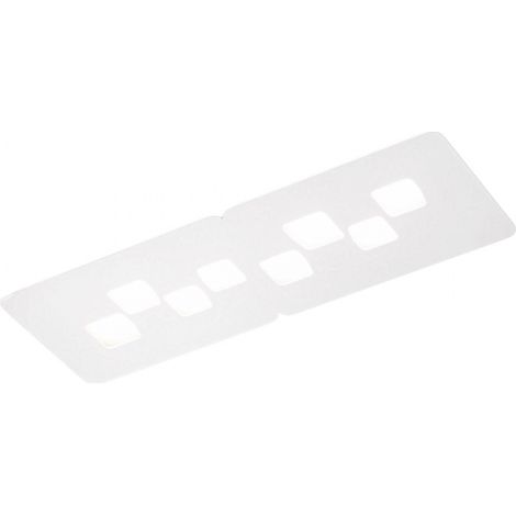 Plafonnier Bilbao P/G - Plafonnier En Métal Et Méthacrylate Blanc 8X8W Gx53 - Gea Luce (1/5)