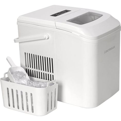 TrAdE Shop Traesio - Macchina Del Ghiaccio 105 Watt Portatile Funzione Auto-pulizia Spegnimento Automatico - (1/3)