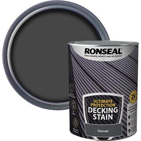 Ronseal Ultimate Protection Decking Stain Charcoal 5 litre
