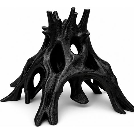 Cachette racine en résine pour aquarium coloris noir (1/5)