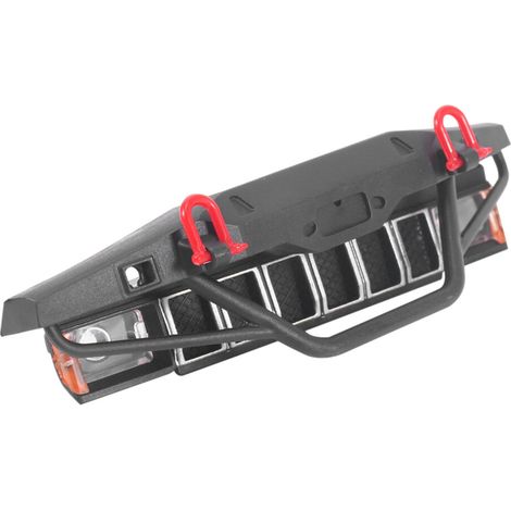 Para WPL C14 C24 C24-1 1/16 Piezas de mejora para coches Control remoto Parachoques delantero Parrilla delantera Accesorios de repuesto