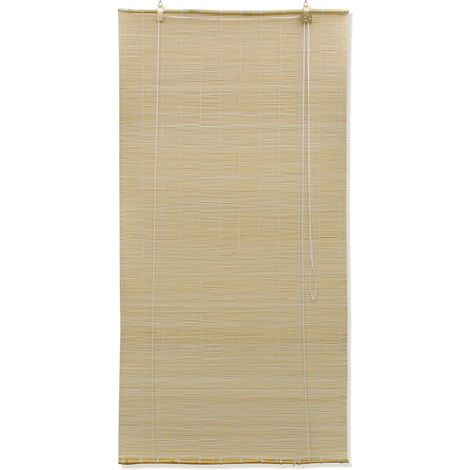 Store à rouleau bambou naturel 120x160 cm