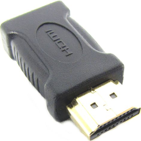 BeMatik - Adaptateur HDMI type HDMI-A mâle vers HDMI-C femelle (1/2)