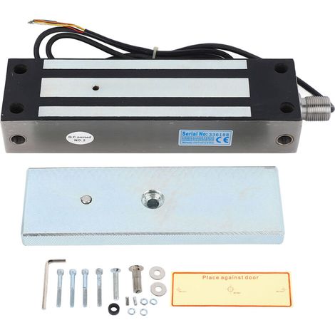 Stainless steel electromagnetic lock, 6-wire, 500kg holding force, Mag door for access control system (1/5)