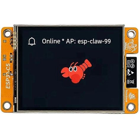 Carte agent IA NM-CYD-C5 ESP-Claw, écran 2.8 pouces, WiFi double bande, pour GPT, Claude et DeepSeek (1/5)
