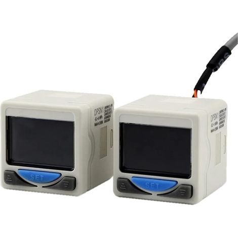 DPS – DPSN1-01020 Digitales Manometer, Überdruck, pneumatisch, elektronisch, digitaler Druckschalter (F-DPSLB), 1 Stück
