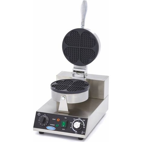 Gaufrier - 4 gaufres - Coeurs - Maxima