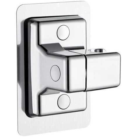 Support Pommeau de Douche, 360° Réglable Support Douche, ABS Plastique Accroche Pommeau de Douche Support Pommeau de Douche sans Percage, Adhésif Fort Porte Pommeau de Douche Support Douche Arg (1/4)