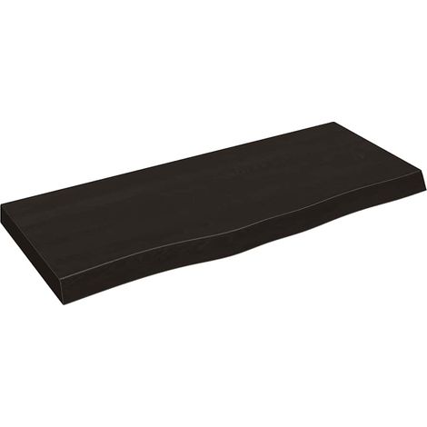 Maison Exclusive - Waschtischplatte Dunkelbraun 100x40x(2-6)cm Ma