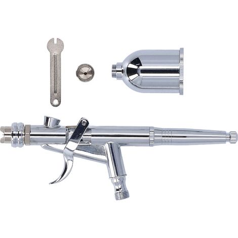 [JAMAIS UTILISÉ]Pistolet à peinture à air comprimé, mini aérographe portable et polyvalent pour la décoration de gâteaux et la coloration de moules. (1/5)