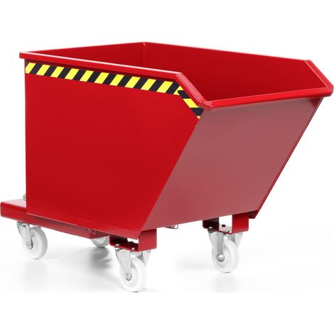R+R Industrietechnik Universalkipper Typ RUK-30 680x1400x580mm 300dm³ RAL 3000 Feuerrot