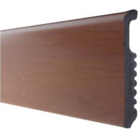 10 x BATTISCOPA 75X8 POLISTIRENE LISCIO 200 CM CILIEGIO