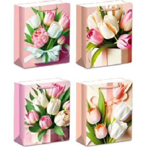 Bolsa de regalo M Mezcla de flores