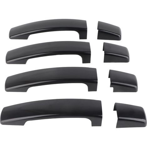4 poignées de porte extérieure noires brillantes pour Range Rover Sport Discovery 3 Freelander 2 (1/5)