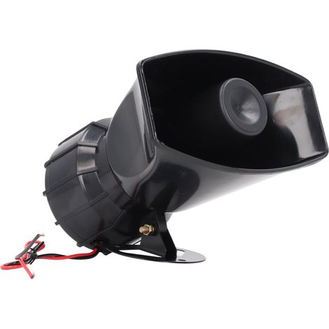130DB Alarme Sirène Haut-parleur Alarme de sécurité 60W Haute Puissance Alarme Klaxon Avertissement Haut-parleur Avertissement Sirène D'urgence Système D'alarme Antivol (AC220V) (1/5)