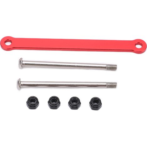 Barre D'attache Et Goupilles De Charnière En Aluminium Pour Voiture Rc Traxxas Slash 2wd 1/10 - Accessoire De Suspension Durable - Lot De Pièces De Rechange (1/5)